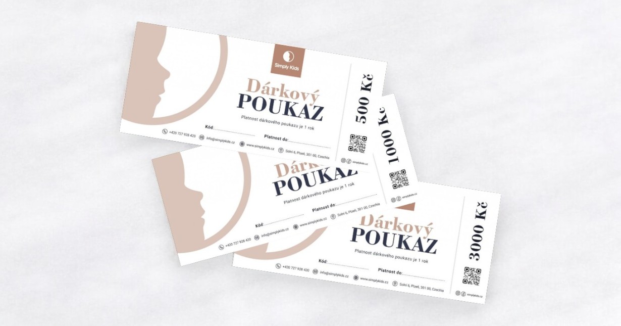 Dárkové poukazy SimplyKids